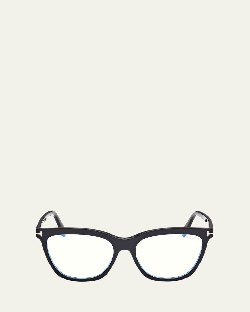 Butterfly Blue Block Optical Frames